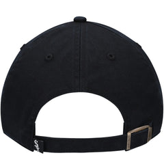 Chicago White Sox Youth Team Logo Clean Up Adjustable Hat Black