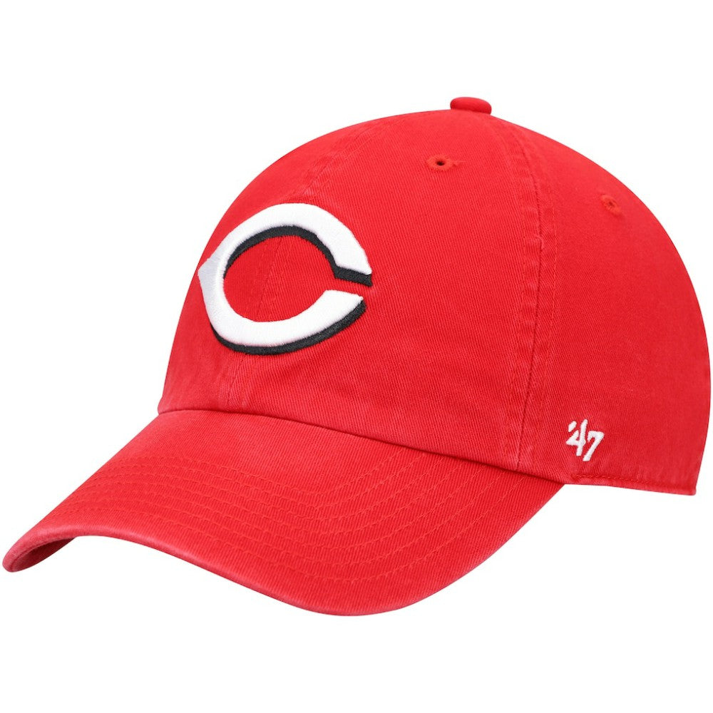Cincinnati Reds Youth Team Logo Clean Up Adjustable Hat Red