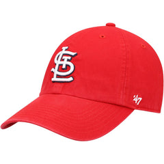 St. Louis Cardinals Youth Team Logo Clean Up Adjustable Hat Red