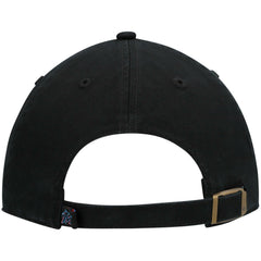 Miami Marlins Youth Team Logo Clean Up Adjustable Hat Black