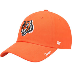 Cincinnati Bengals '47 Women's Miata Clean Up Secondary Logo Adjustable Hat - Orange discount