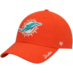 Miami Dolphins '47 Women's Miata Clean Up Secondary Logo Adjustable Hat - Orange outlet