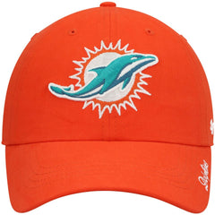 Miami Dolphins '47 Women's Miata Clean Up Secondary Logo Adjustable Hat - Orange outlet