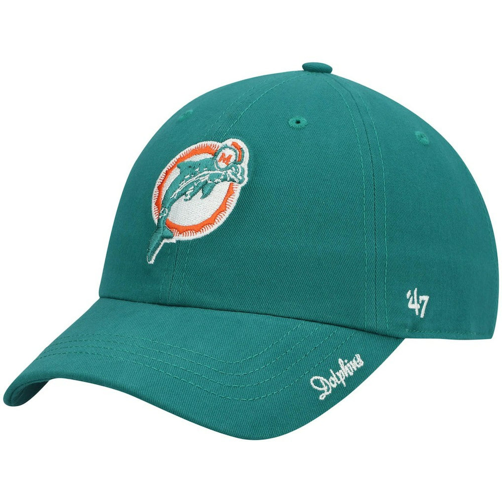 Miami Dolphins '47 Women's Miata Clean Up Adjustable Hat - Aqua discount