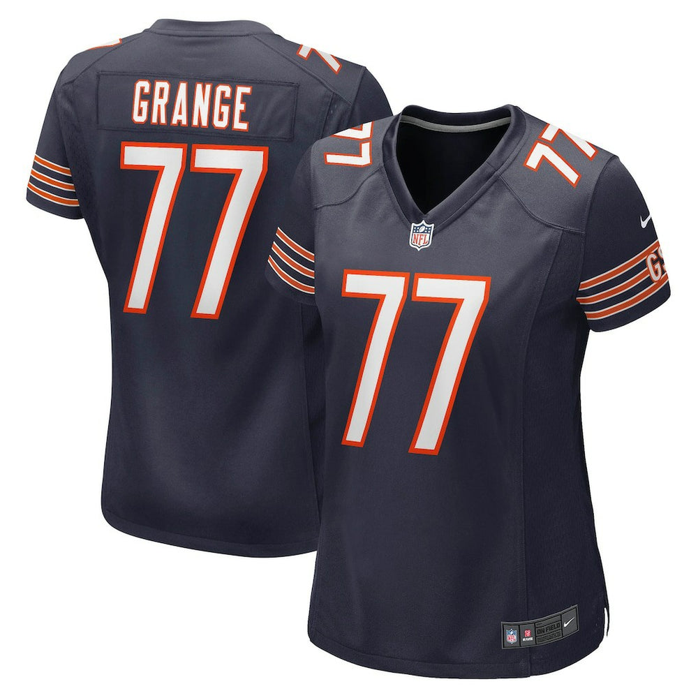 Red Grange Chicago Bears Women's Retired Player Jersey - Navy discount
