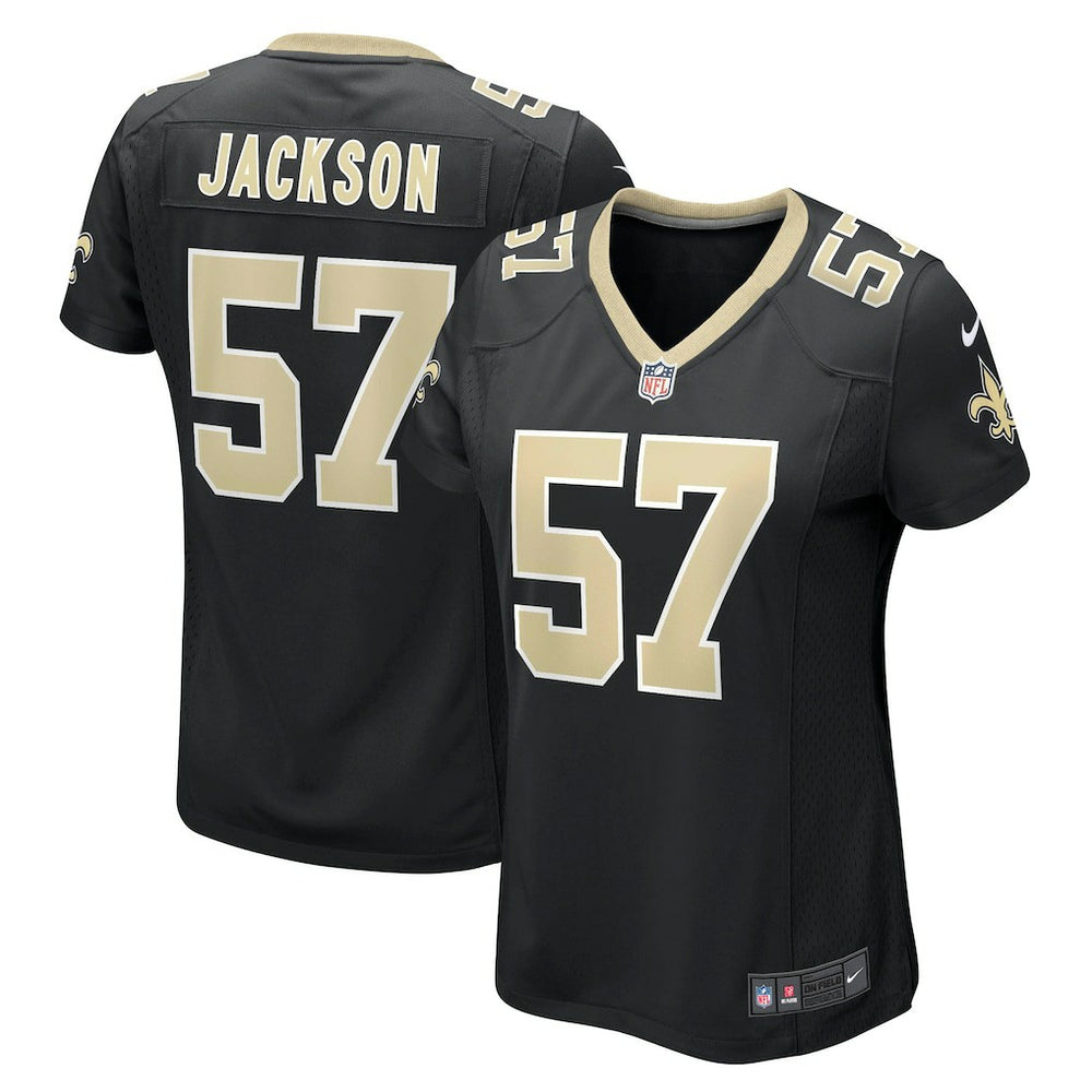 Rickey Jackson New Orleans Saints Women's Retired Player Jersey - Black sale