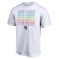 New York Rangers City Pride T-Shirt - White T-shirts