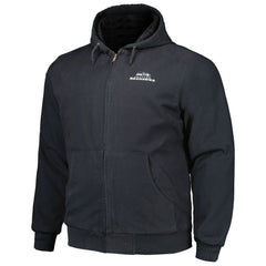 Seattle Seahawks Dunbrooke Big & Tall Dakota Canvas Hoodie Full-Zip Jacket - Charcoal cheap