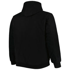 Cincinnati Bengals Dunbrooke Big & Tall Dakota Canvas Hoodie Full-Zip Jacket - Black online