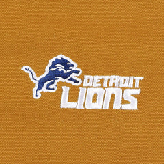 Detroit Lions Dunbrooke Big & Tall Dakota Canvas Hoodie Full-Zip Jacket - Tan for sale