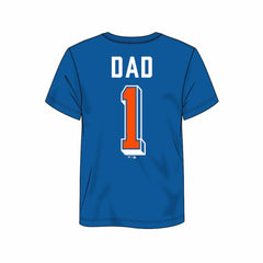 New York Islanders Number One Dad Logo T-Shirt - Royal T-shirts