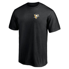 Pittsburgh Penguins Number One Dad Logo T-Shirt - Black T-shirts