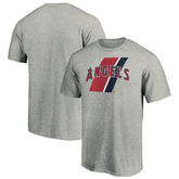 Los Angeles Angels Team Prep T-Shirt Heathered Gray