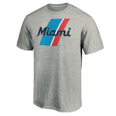 Miami Marlins Team Prep T-Shirt Heathered Gray