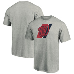 Washington Nationals Team Prep T-Shirt Heathered Gray