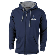 Dallas Cowboys Dunbrooke Apprentice Full-Zip Hoodie - Navy/Gray discount