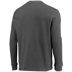 Chicago Bears Dunbrooke Logo Maverick Thermal Henley Long Sleeve T-Shirt - Heathered Gray cheap