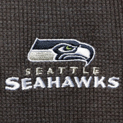 Seattle Seahawks Dunbrooke Logo Maverick Thermal Henley Long Sleeve T-Shirt - Heathered Gray sale