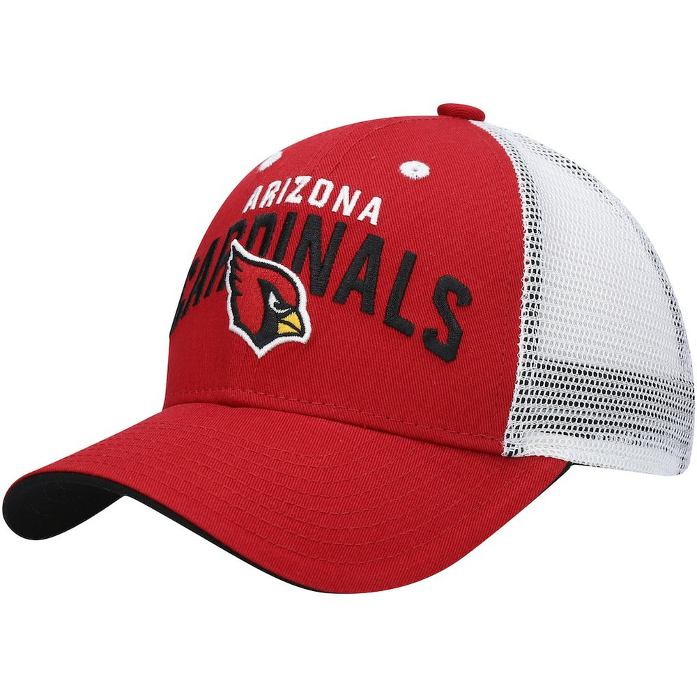 Arizona Cardinals Youth Core Lockup Adjustable Hat - Cardinal/White discount