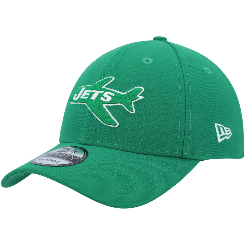 New York Jets New Era Plane The League 9FORTY Adjustable Hat - Kelly Green outlet