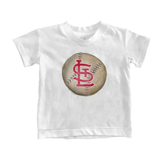 St. Louis Cardinals Tiny Turnip Youth Stitched Baseball T-Shirt White