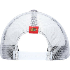 Chicago Blackhawks adidas Locker Room Foam Trucker Snapback Hat - Gray/White Hats