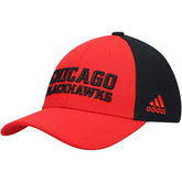 Chicago Blackhawks adidas Locker Room Adjustable Hat - Red Hats