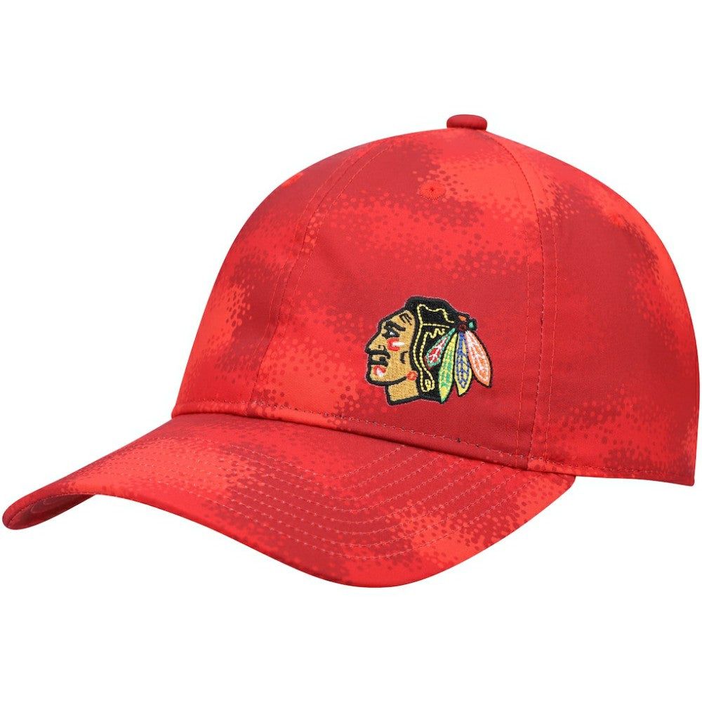 Chicago Blackhawks adidas Women's Camo Slouch Adjustable Hat - Red Hats