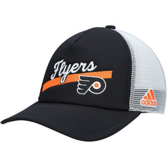Philadelphia Flyers adidas Women's Foam Trucker Snapback Hat - Black/White Hats
