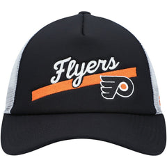Philadelphia Flyers adidas Women's Foam Trucker Snapback Hat - Black/White Hats