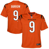 Joe Burrow Cincinnati Bengals Youth Game Jersey - Orange sale