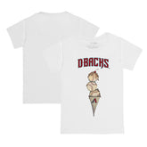 Arizona Diamondbacks Tiny Turnip Youth Triple Scoop T-Shirt White