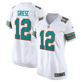 Bob Griese Miami Dolphins Women's Retired Player Jersey - White cheap