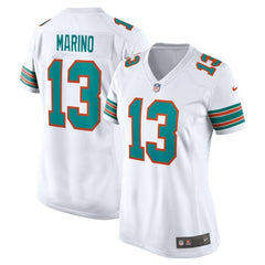 Dan Marino Miami Dolphins Women's Retired Player Jersey - White cheap