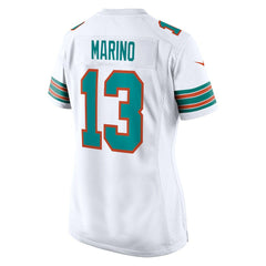 Dan Marino Miami Dolphins Women's Retired Player Jersey - White cheap
