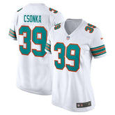 Larry Csonka Miami Dolphins Women's Retired Player Jersey - White on sale