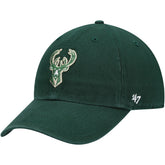 Milwaukee Bucks '47 Core Logo Clean Up Adjustable Hat - Hunter Green online