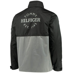 Philadelphia Flyers Tommy Hilfiger Anorak Quarter-Zip Hoodie Jacket - Black/Gray Hoodies