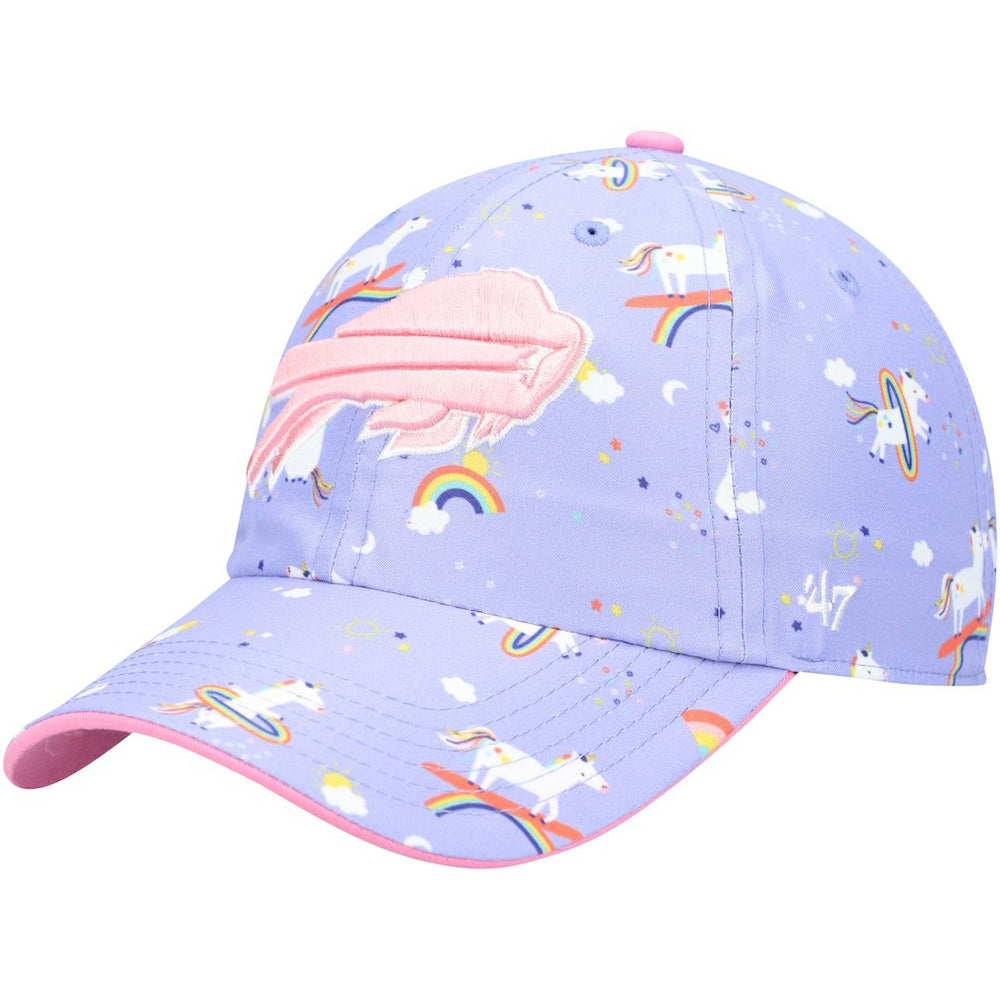 Buffalo Bills '47 Girls Preschool Unicorn Clean Up Adjustable Hat - Purple for sale