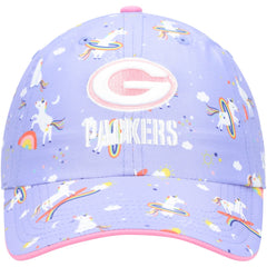Green Bay Packers '47 Girls Preschool Unicorn Clean Up Adjustable Hat - Purple sale