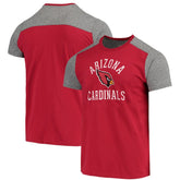 Arizona Cardinals Majestic Threads Field Goal Slub T-Shirt - Cardinal/Gray outlet