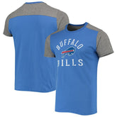 Buffalo Bills Majestic Threads Field Goal Slub T-Shirt - Royal/Gray cheap