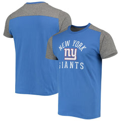 New York Giants Majestic Threads Field Goal Slub T-Shirt - Royal/Gray outlet