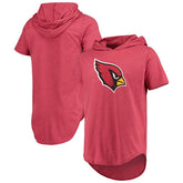 Arizona Cardinals Majestic Threads Primary Logo Tri-Blend Hoodie T-Shirt - Cardinal cheap