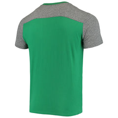 New York Jets Majestic Threads Gridiron Classics Field Goal Slub T-Shirt - Kelly Green/Heathered Gray discount