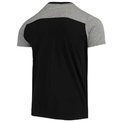 Las Vegas Raiders Majestic Threads Gridiron Classics Field Goal Slub T-Shirt - Black/Heathered Gray outlet