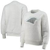 Carolina Panthers Touch Women's Milestone Tracker Pullover Sweatshirt - White sale