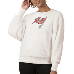 Tampa Bay Buccaneers Touch Women's Milestone Tracker Pullover Sweatshirt - White sale