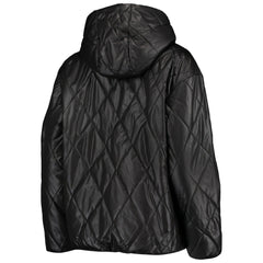 Las Vegas Raiders MSX by Michael Strahan Women's Charlotte Full-Zip Hoodie Puffer Jacket - Black cheap