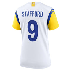 Matthew Stafford Los Angeles Rams Women's Alternate Game Jersey - White on sale